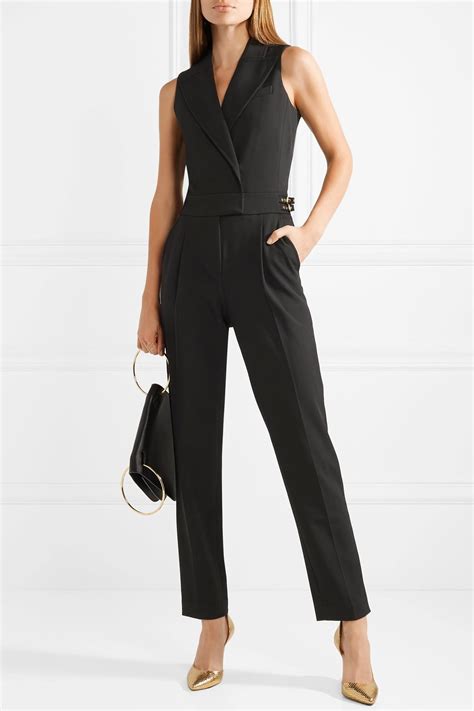 michael kors black romper|michael kors black jumpsuit.